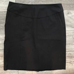 Banana Republic black stretch skirt, size 12